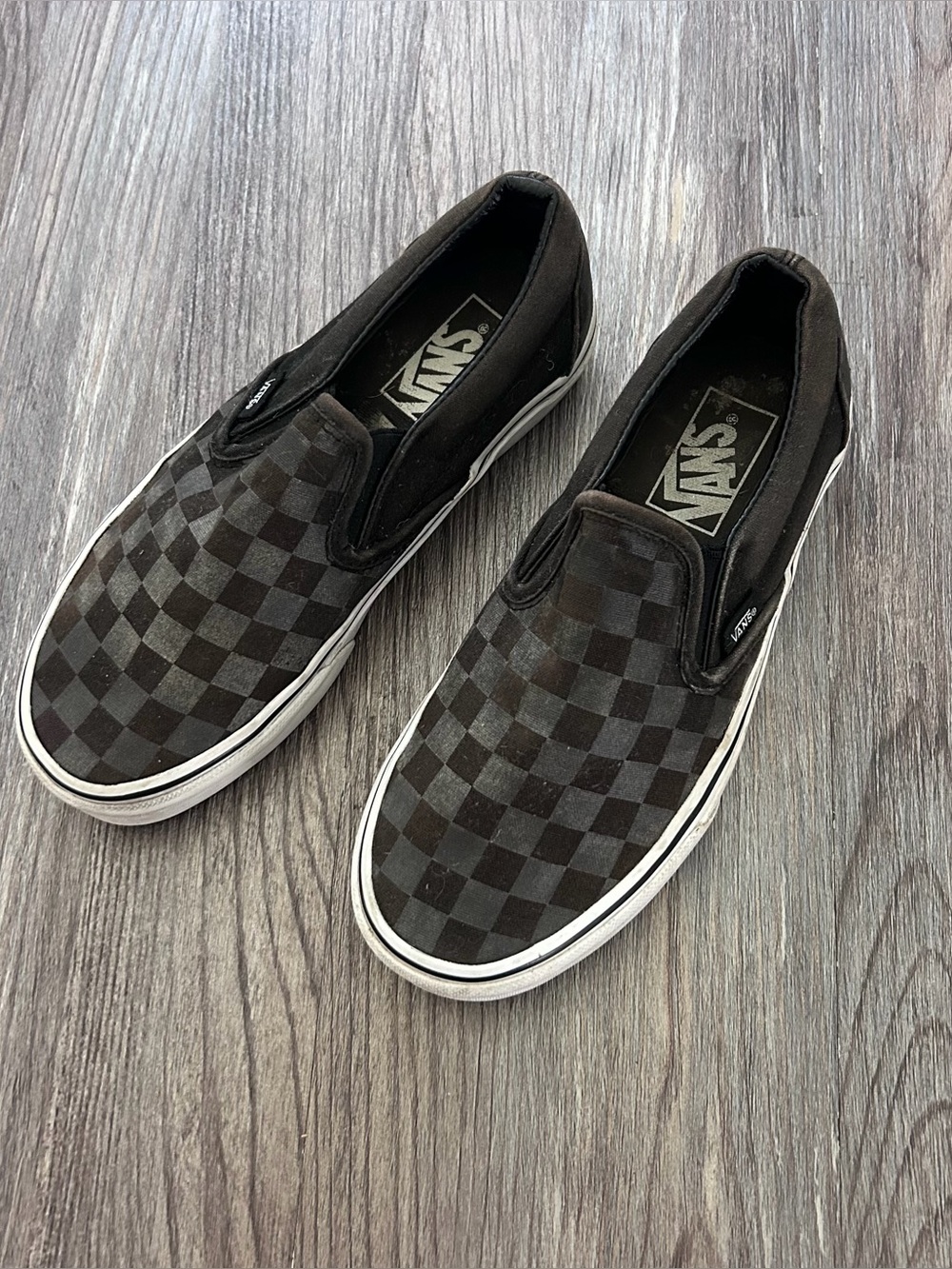 Vans Checkered Shoes size 4.5 big kids/men